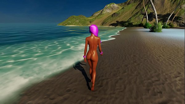 3D beach sex part 1