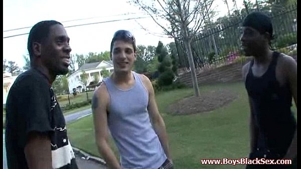 Blacks On Boys - Gay blacks fuck hard white sexy twink 19