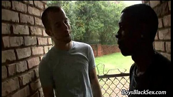 Blacks On Boys - Interracial Hardcore Gay Porn Movie 21