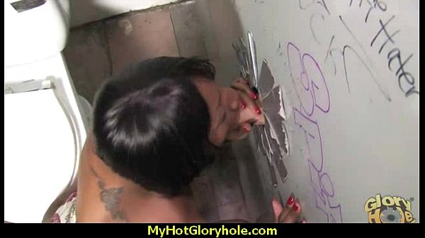 black girl have surprise gloryhole 13