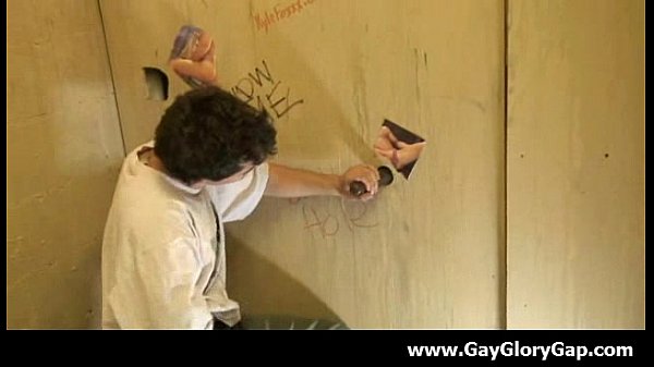 Gay hardcore gloryhole sex porn and nasty gay handjobs 20