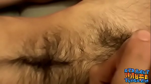 Hairy pimp solo masturbates and jizzes