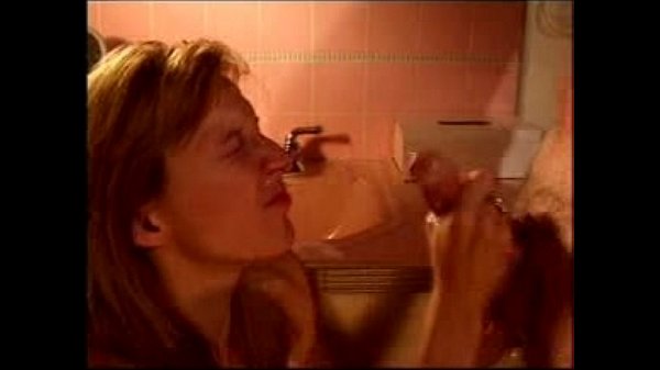 Slut Mom - Handjob in Bathroom