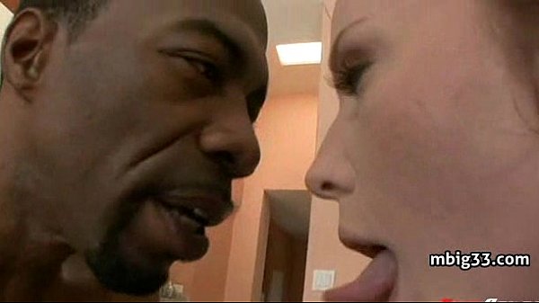 Babe enjoys a big black cock