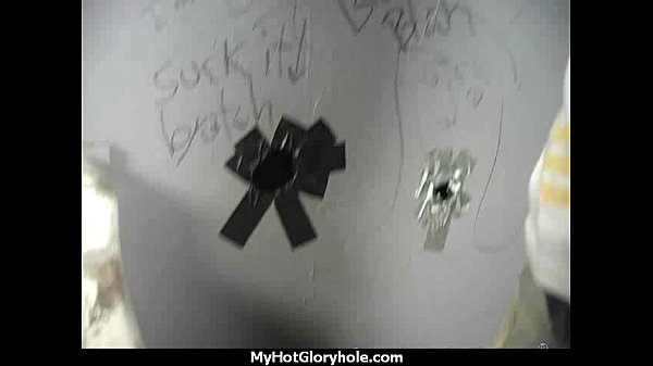 Black babe suck in a gloryhole 12