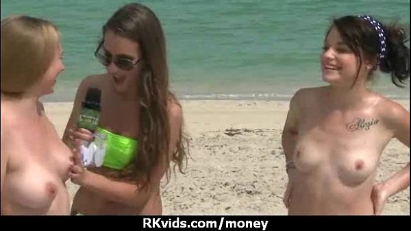 Slutty amateur babe is paid cash from some crazy public sex 26