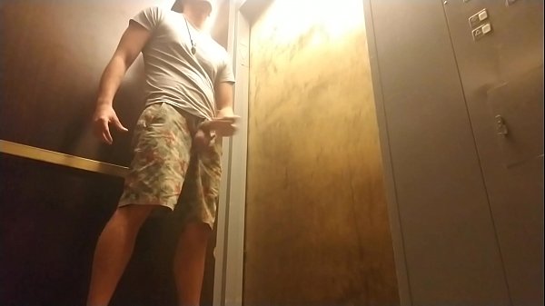 Elevator Masturbation