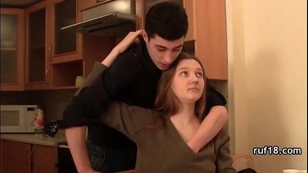 Teen tries bondage sex