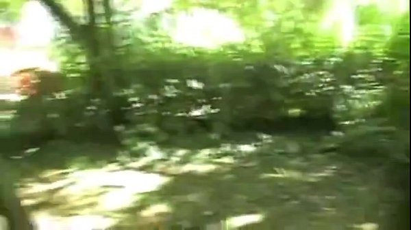 German Crazy man fucks a girl outdoor