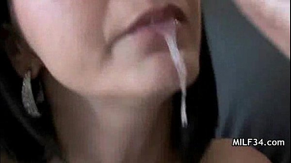 Horny big-tit MILF slut fucks her bf's