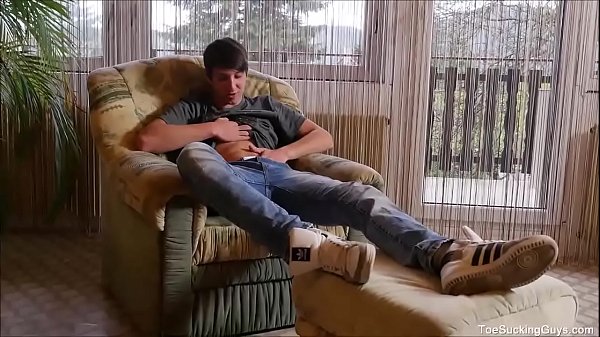 Solo gay handsome feet lover jerks dick