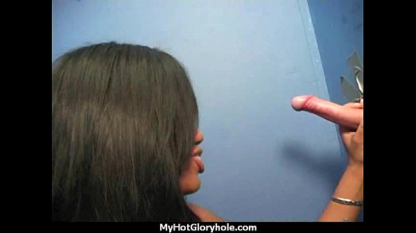 black girl have surprise gloryhole 14