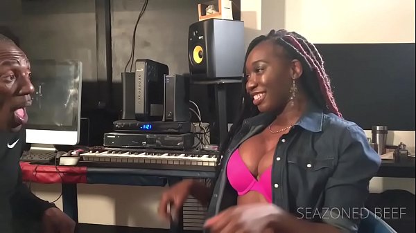 A sleezy producer convinces this beautiful ebony model to use her throat skills