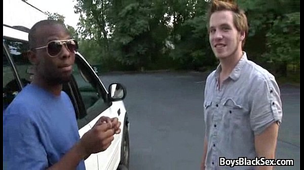 Blacks On Boys - Interracial Hardcore Gay Fuck Video 21