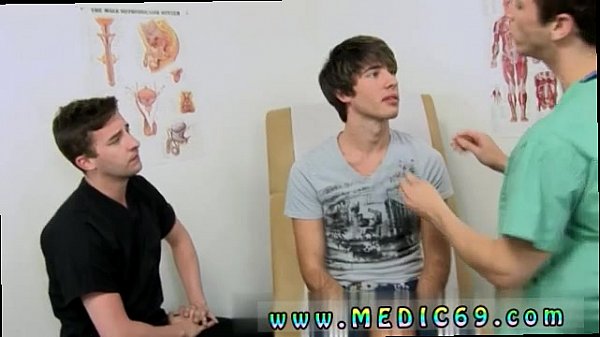 Physical examination of cute twink