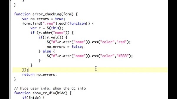 jQuery form validation - super easy