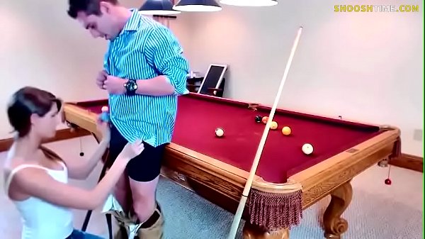 Big boobed girl fucked on pool table