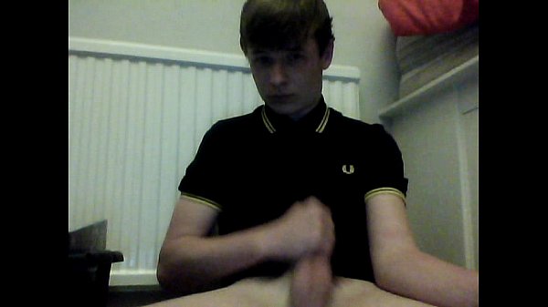 cute 18 year old wanks his cock