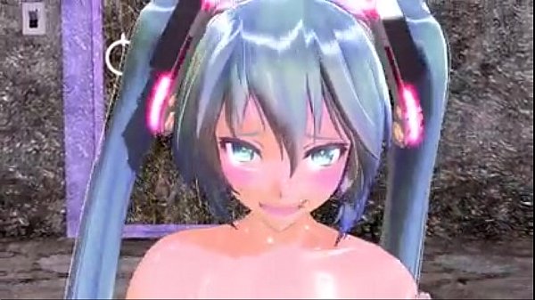 MMD Hatsune Miku rides Traffic Cone