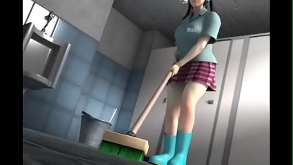 Cleaning Lady 3D Sex