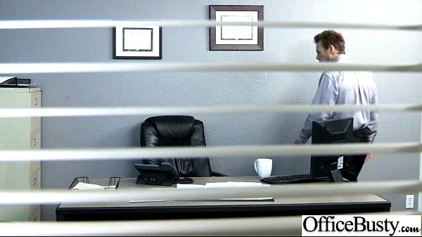 Horny Girl  With Big Juggs Banged In Office vid-08