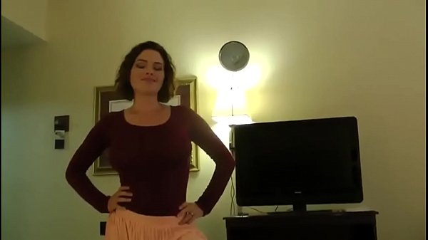 Horny brunette fucks teeb after saying I'm gonna tell ur