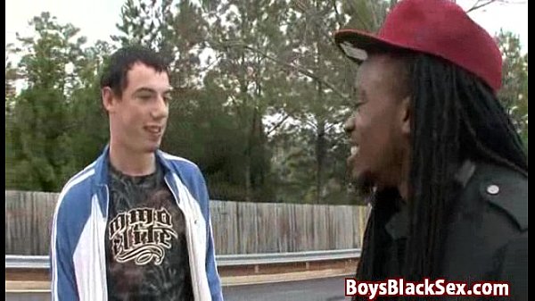 Blacks On Boys -Hardcore Bareback Interracial Gay Fucking Porn Stream 04