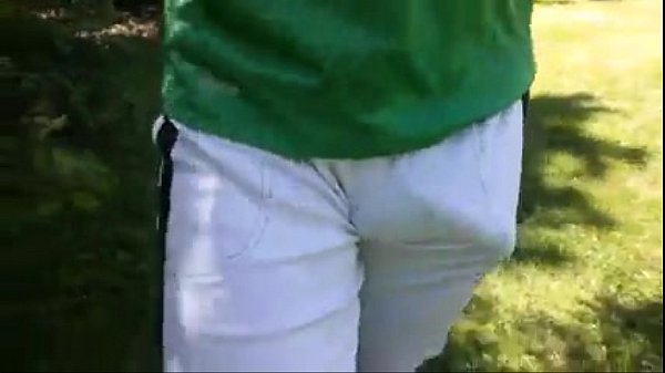 Outdoor masturbation guy