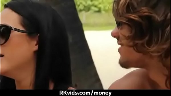 Tight teen fucks a man in front of the camera for cash 12