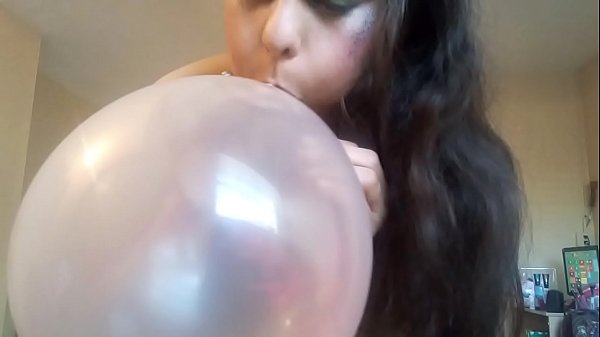 Slut balloon play dirty