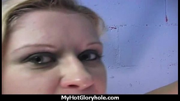 Gloryhole Blowjob Hottie makes every dick cum 3