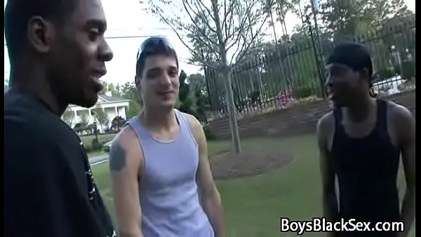 Blacks On Boys -Gay Nasty Interracial Ass Fuck Video 14