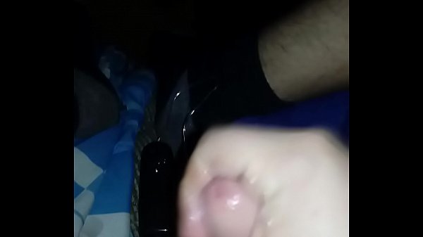 Masturbating with vibrator in ass