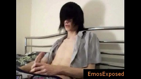 Gay emo growing his dick for webcam gays