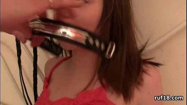 Teen tries bondage sex