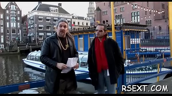 Horny guy visits amsterdam