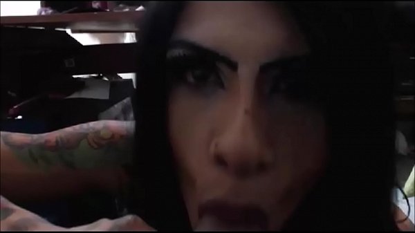Amazing Shemale Blowing Her Webcam Guest  - POV