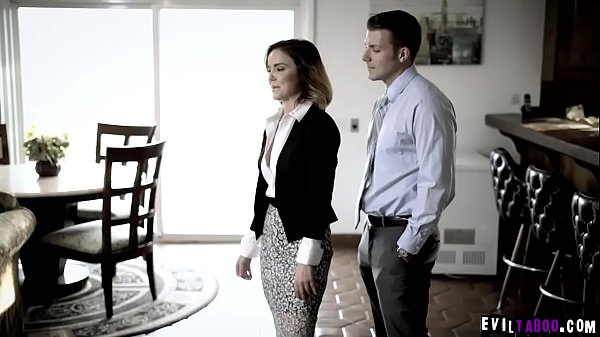 Sexy realtor fucks with her horny client