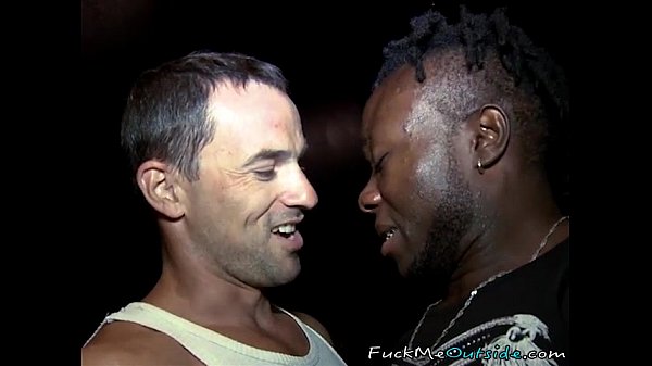 Interracial european pounding with construction electrician