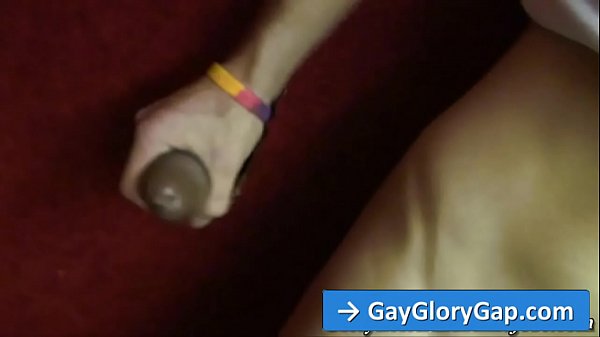 Sexy white male Boi Toy enjoy black dick sucking at gloryhole