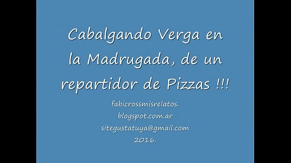 cabalgando la verga del repartidor de pizzas. Fabicross Morena