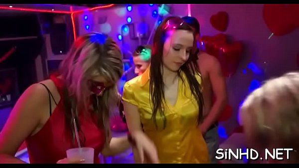 Sexual and soaked partying