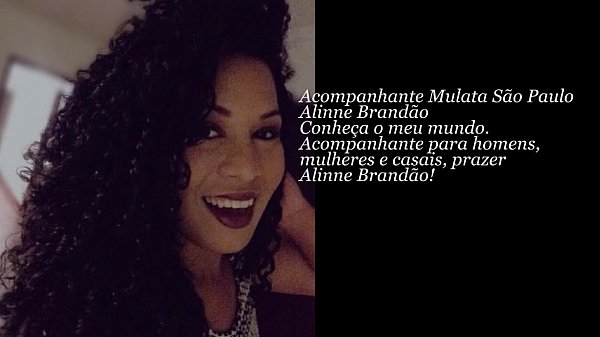 Alinne Brandão - Acompanhante Mulata São Paulo