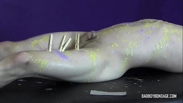 Twink tormented with wax and dominated