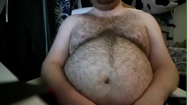 Huge Fat Belly Masturbation