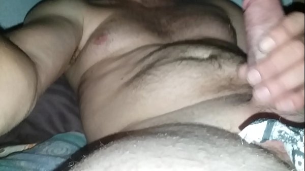 Hot guy jerking big cock