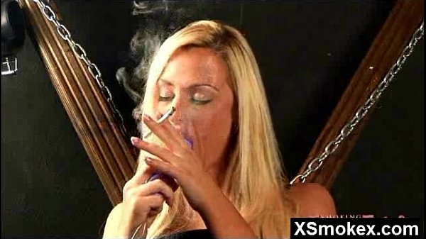 Alluring Sexy Smoking Lady Rammed