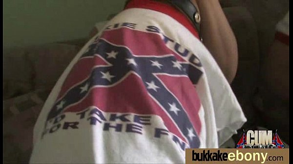 interracial bukkake sex with black porn star 18