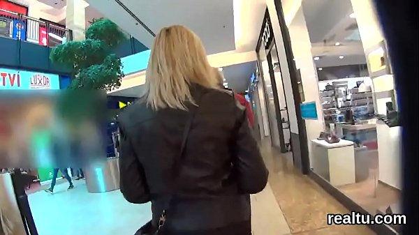 Glamorous czech teenie gets seduced in the shopping centre and penetrated in pov