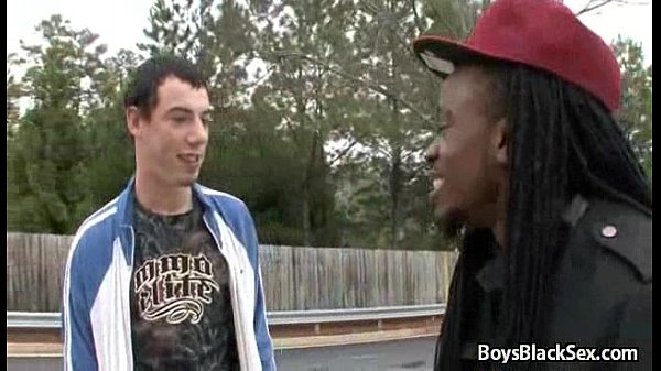 Blacks On Boys - Interracial Hardcore Gay Fuck Video 04